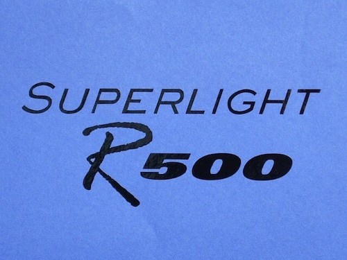 デカール、リア、SUPERLIGHT R500、ブラック
