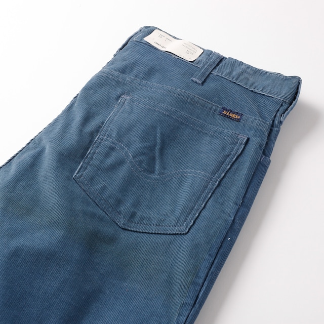【未使用】60s Vintage slacks corduroy pants made in USA w38 blue 42 TALON dead stock "McLeggs" ／60年代 ヴィンテージ スラックス  コーデュロイ パンツ USA製 ブルー 42 タロンジップ W38 デッドストック
