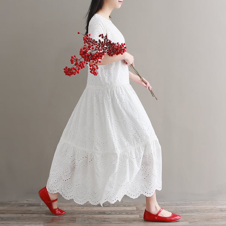 M 2xl キャミソール付き パンチングレース ワンピース 通販 夏 人気 服 安い レディース マタニティ ワンピース 白ワンピース 大人 ロング シンプル 大人コーデ 大きいサイズ おすすめ オフィス 可愛い 着こなし サマードレス 通勤 ナチュラル ゆったり リゾート 旅行 白