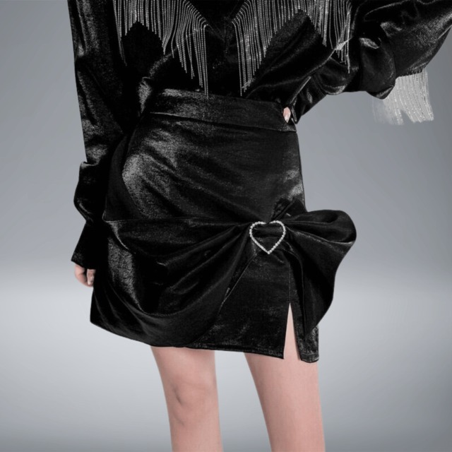 ロック風ミニスカート_20043