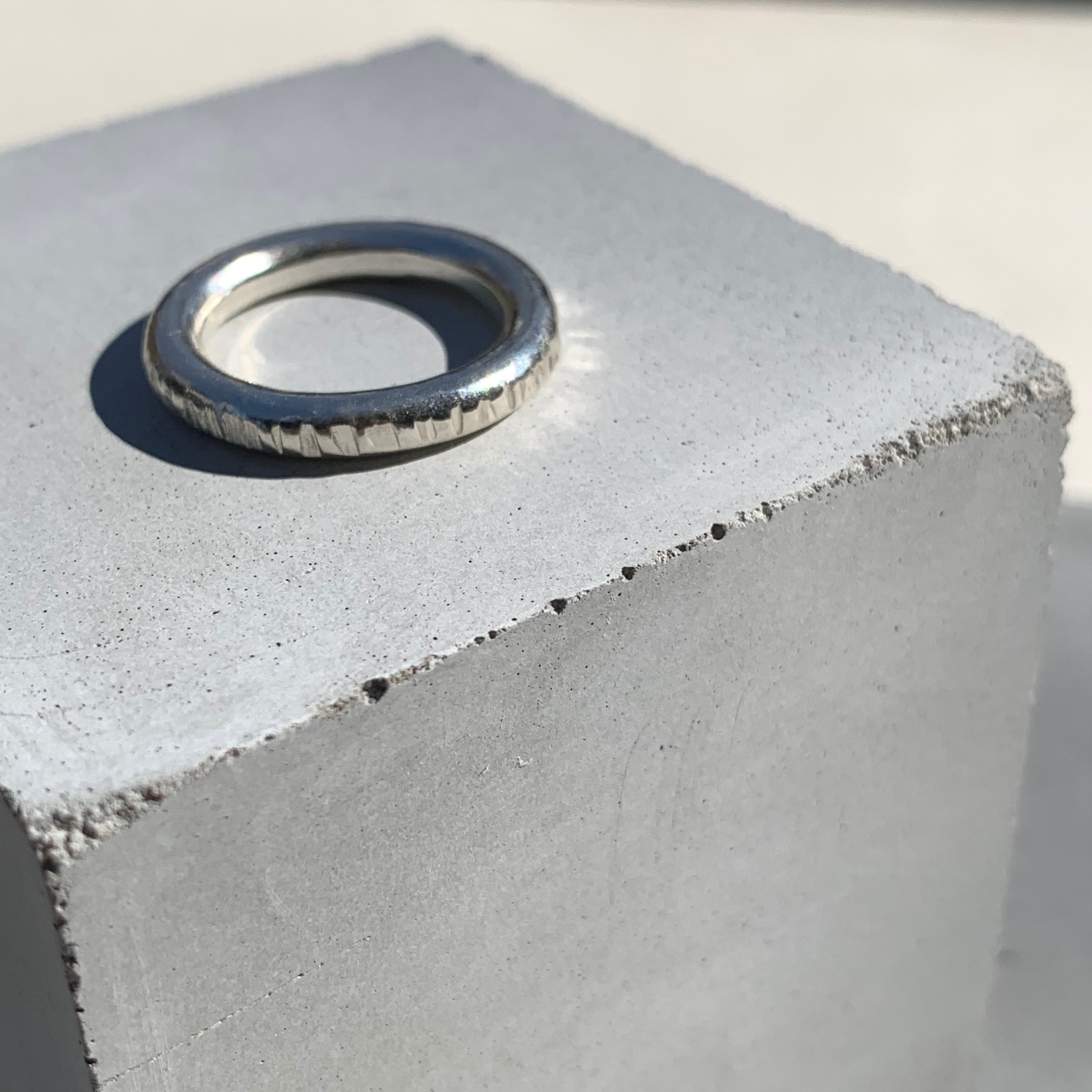 〈Silver925〉stripe ring / 3mm