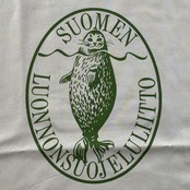 【フィンランド自然保護協会】エリック・ブルーン アザラシロゴ トートバッグ ホワイト