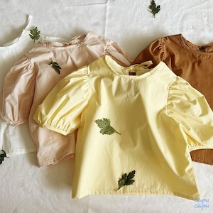 «sold out»«pour enfant» マーガレットブラウス 4colors