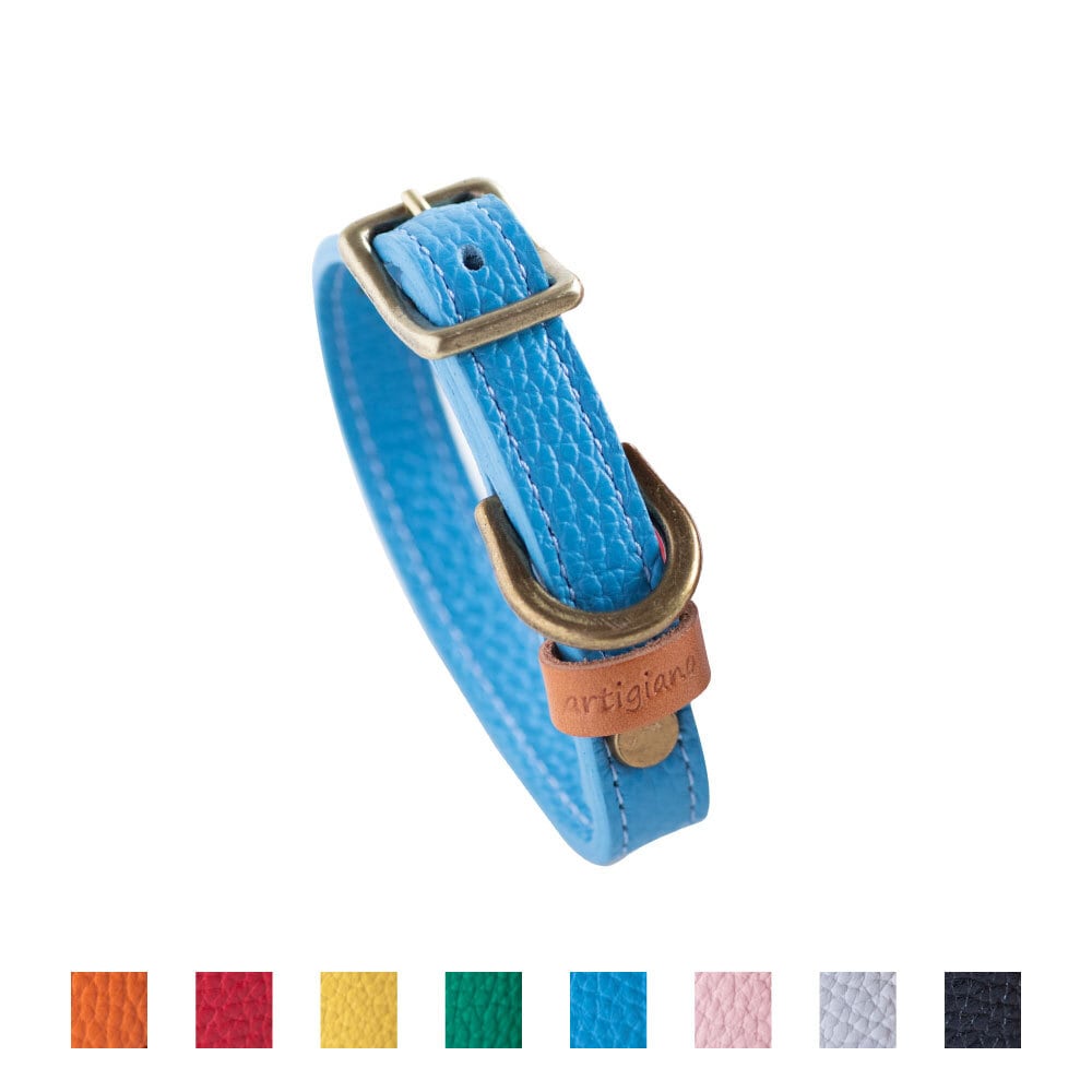 犬の首輪 (イタリアンレザー)【dc-01ss】 | artigiano Ι アルティジャーノ