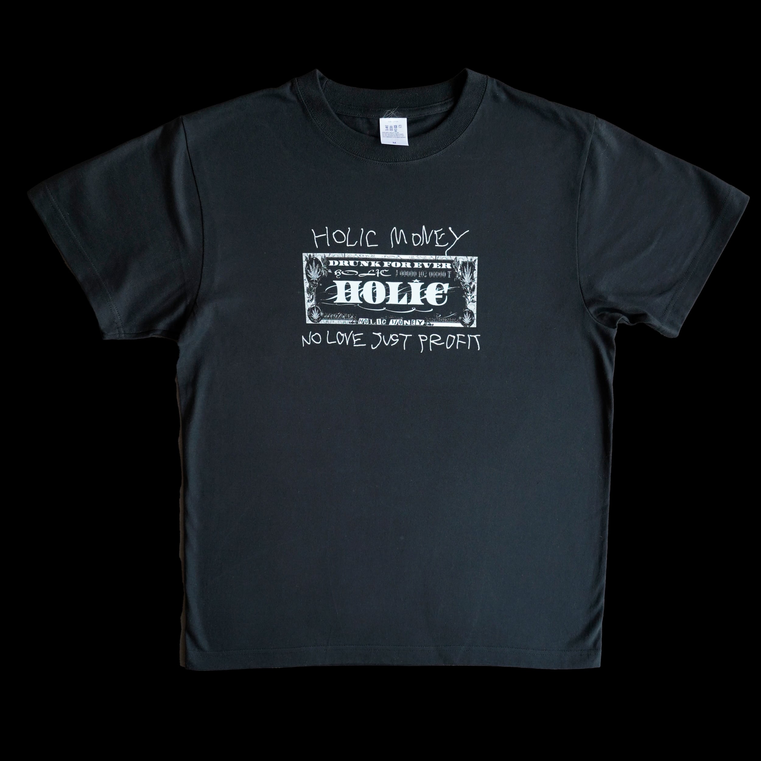 DRUNK FOR EVER T-shirt WHITE | holic