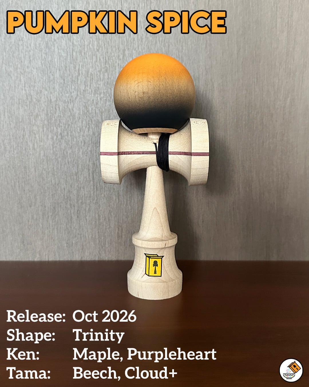 Cereal Kendama PUMPKIN SPICE Trinity Shape けん玉 | MERSYS