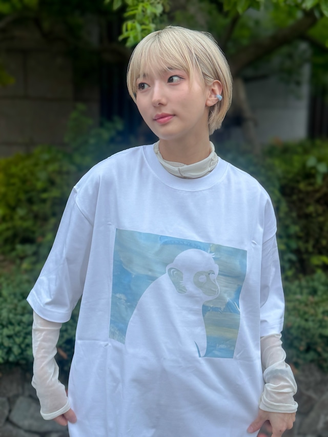 2025ver. White Monkey Tシャツ ブルー