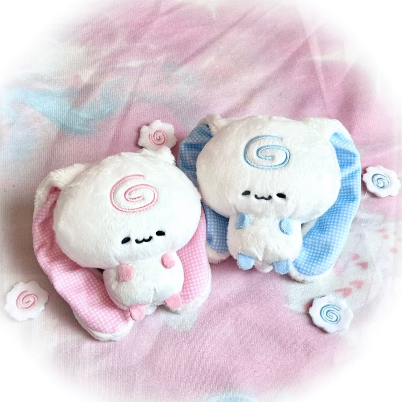 ✿10cm✿魚板兎 骨なし海外ぬいぐるみかわいい無属性cotton doll 綿