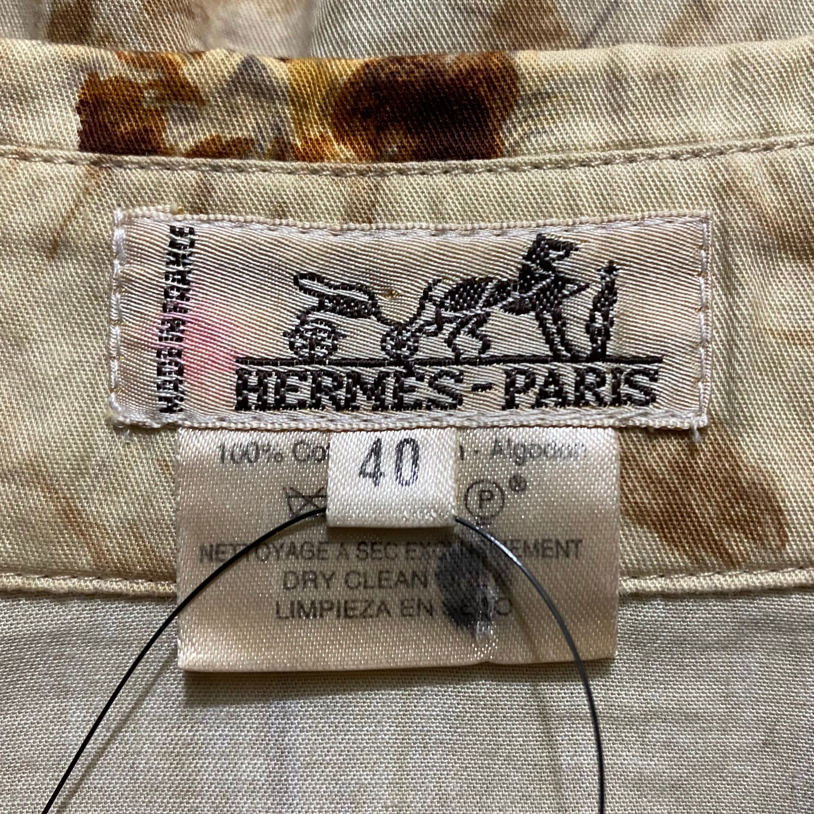 HERMES lion pattern shirt coat | NOIR ONLINE HERMES lion pattern shirt coat | NOIR ONLINE