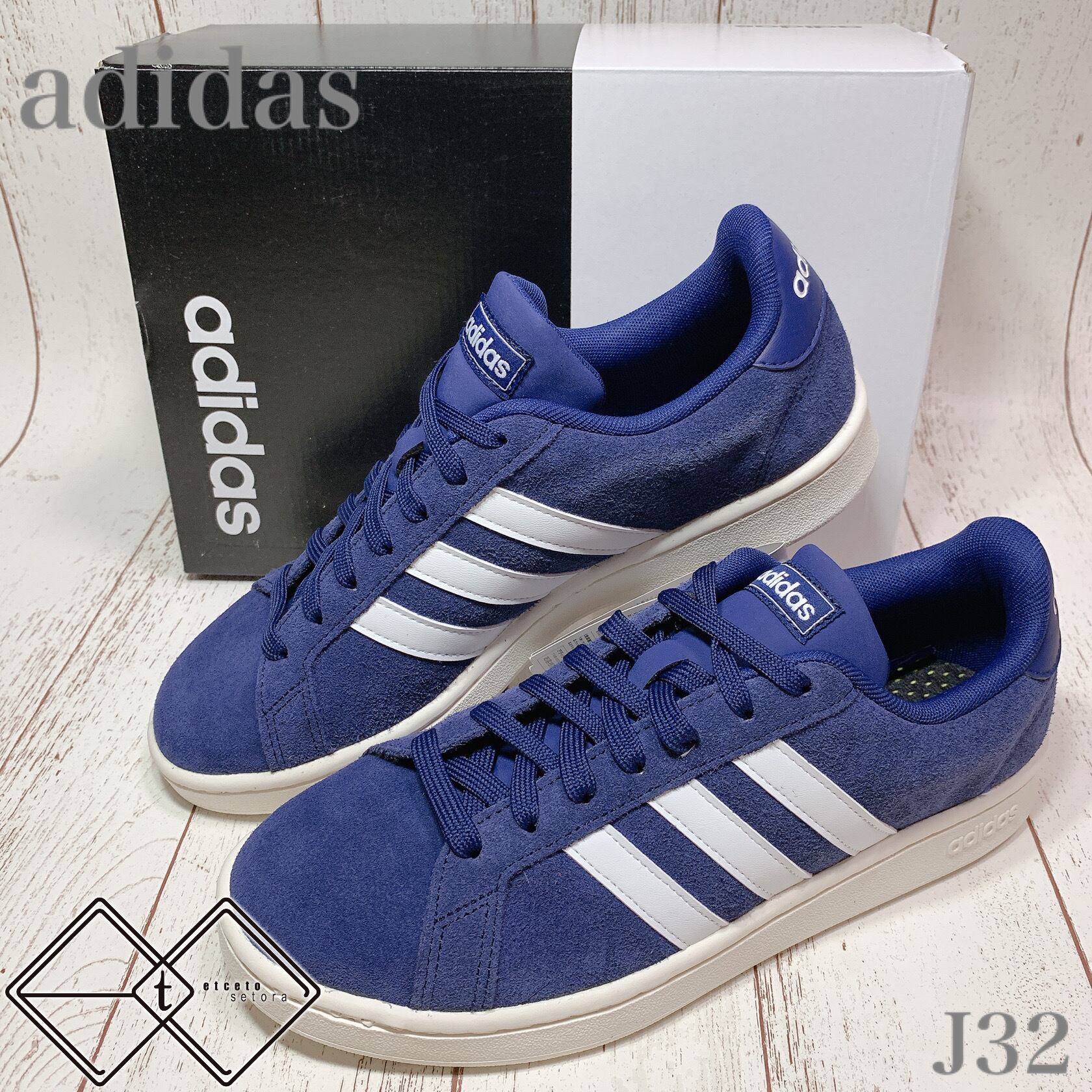 新品26.0adidas GRAND COURT グランドコードスウェード