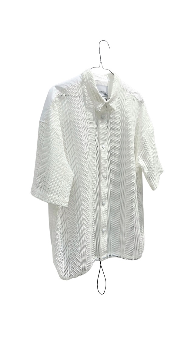 【VOAAOV】VOSH-L91 RUSSELL LACE H/S SHIRTS / White