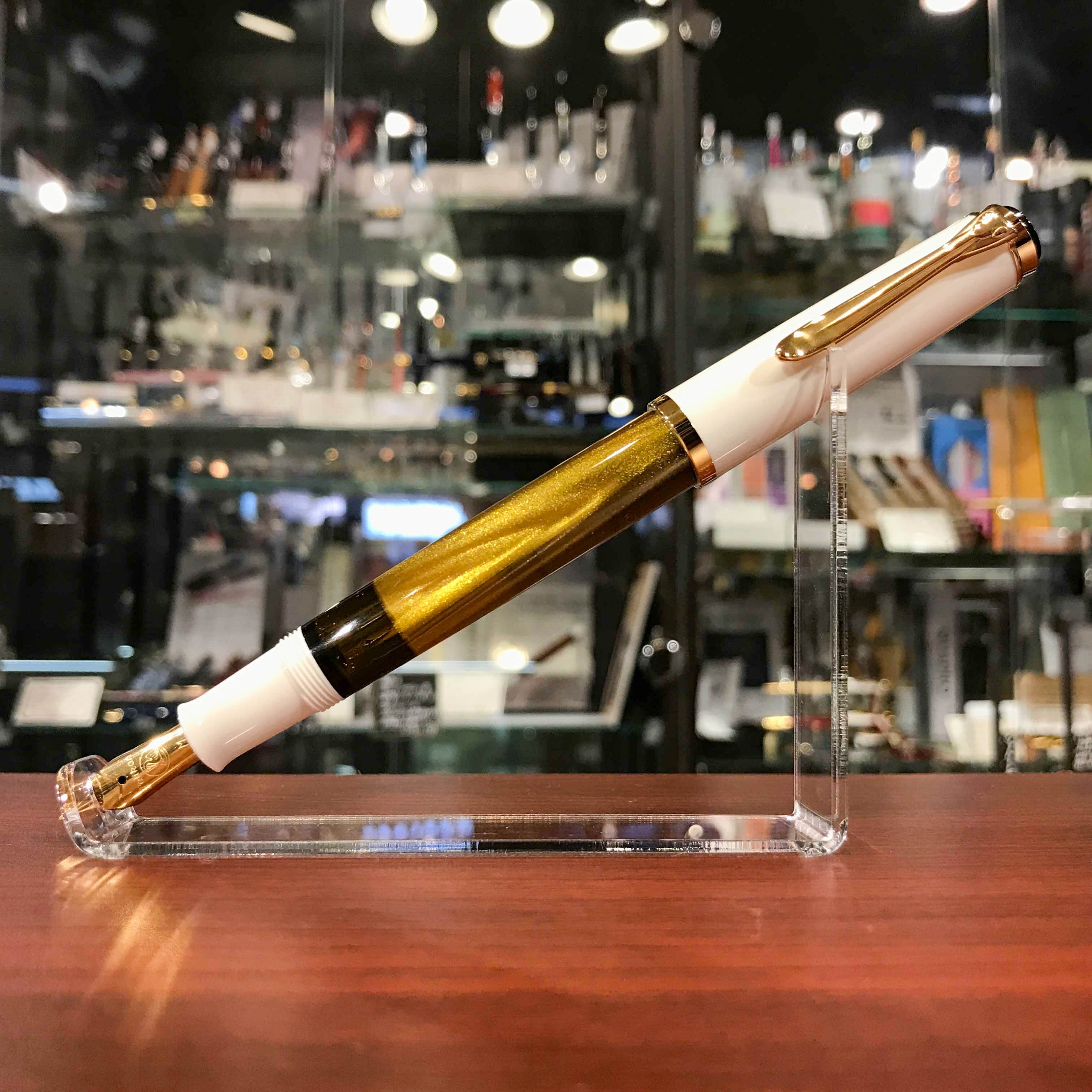 限定】Pelikan クラシックM200 万年筆 ゴールドマーブル EF(極細)／M 
