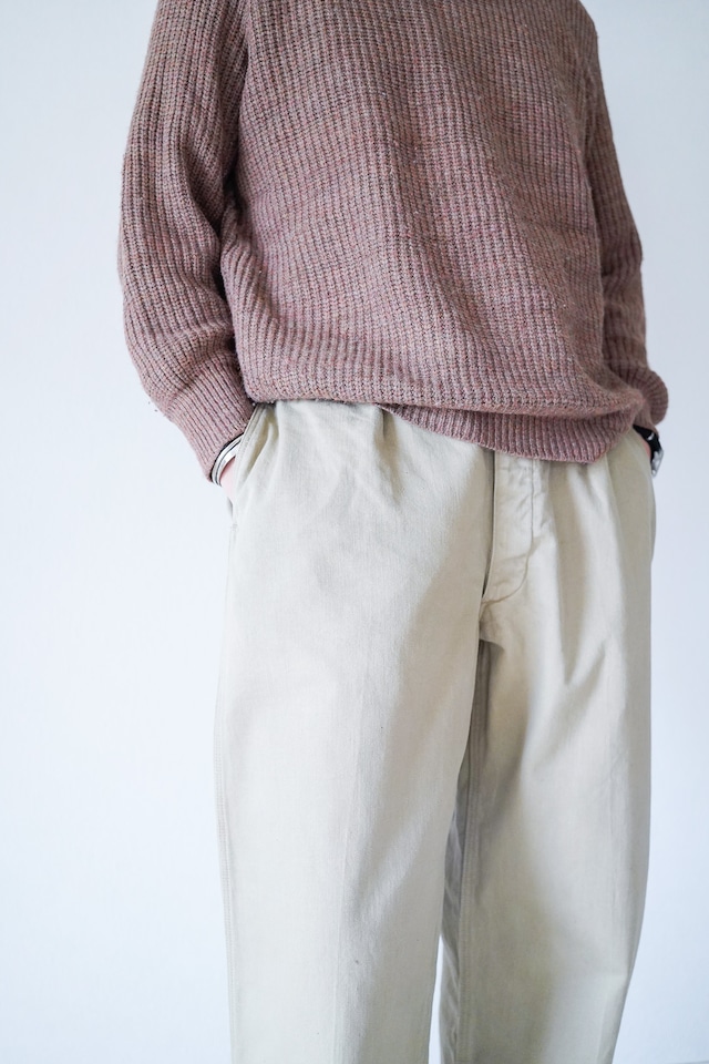 【1950s】"M-52, Size 35" Cotton Chino Trousers, French Army / m511