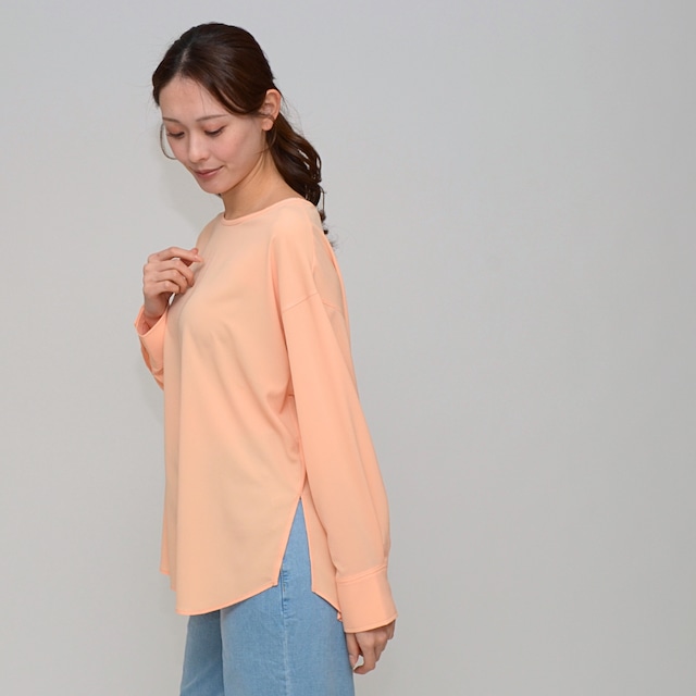 【待望のNEWモデル 】エアリーブラウス・カフスプルオーバー ‐ LEQ-2617 オレンジ ‐