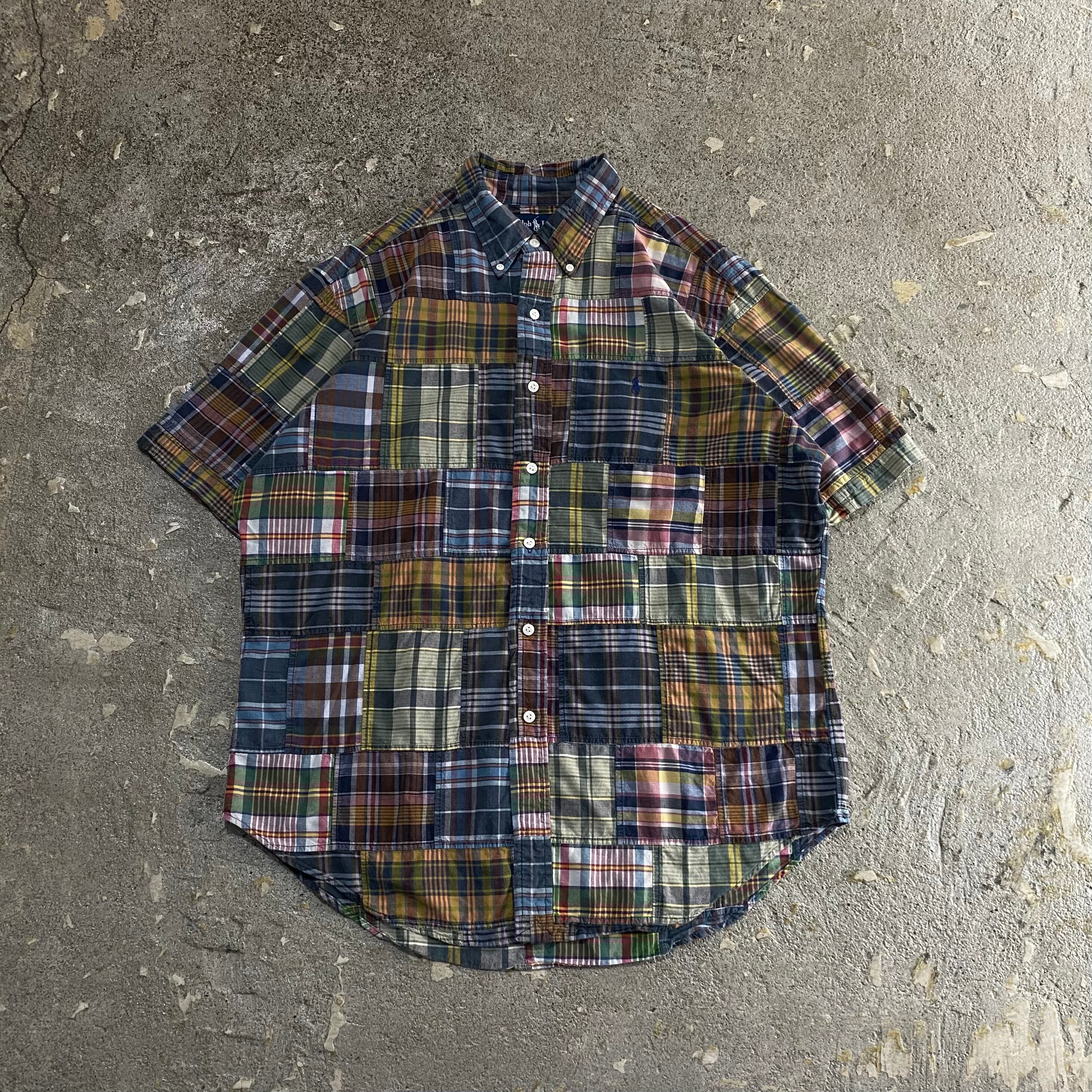 Polo by Ralph Lauren patchwork S/S shirt【仙台店】