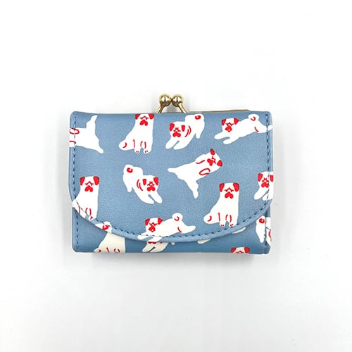 PALACE PAL-M-GRAM LEATHER WALLET 財布 PALACE PAL-M-GRAM LEATHER WALLET 財布 がま口三つ折り財布【パグ