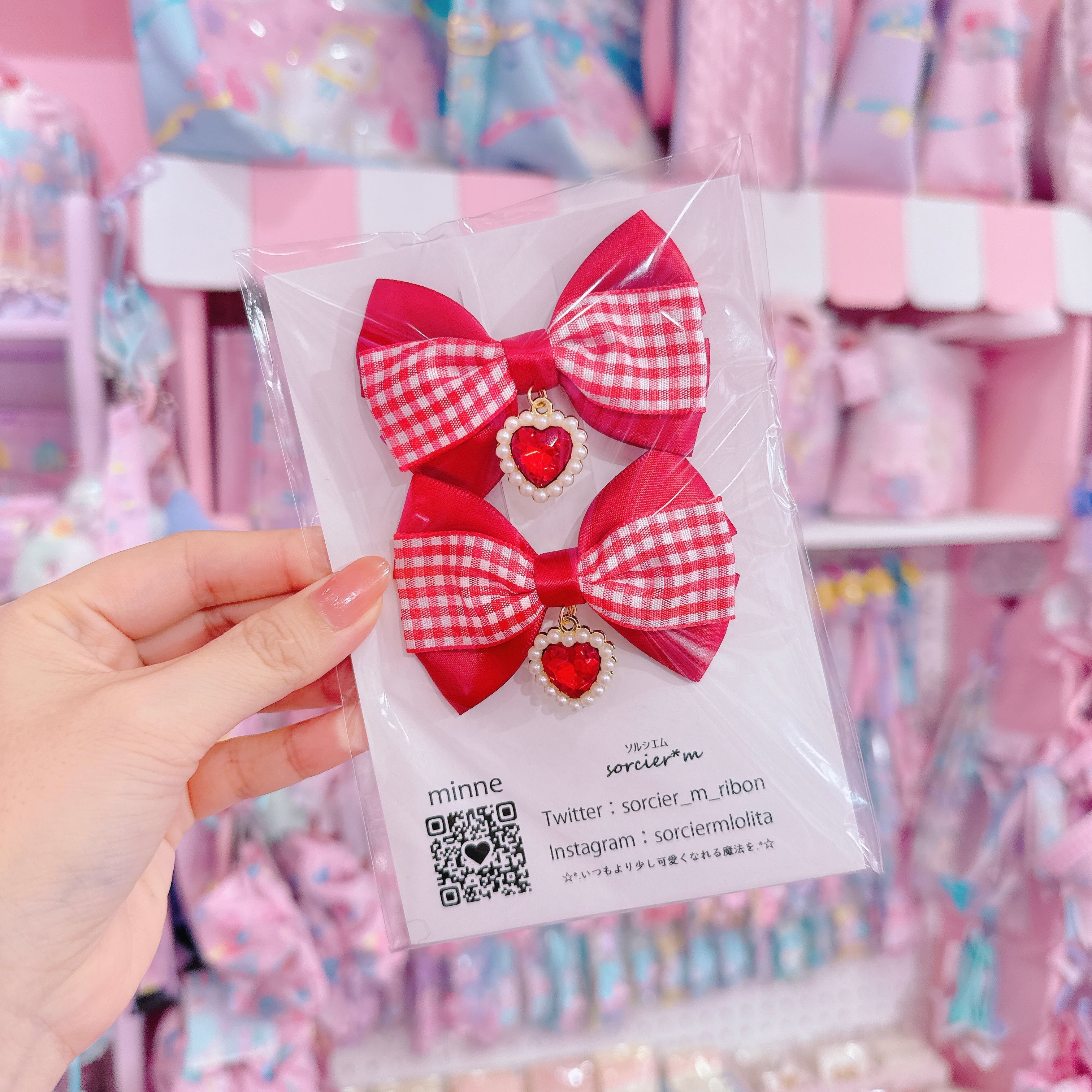 【E10】8-10ツインヘアクリップ