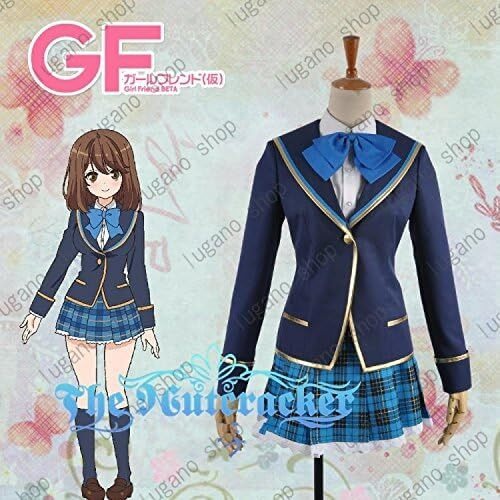 K4245　ガールフレンド（仮） 椎名 心実（しいな ここみ）　風 　コスプレ衣装  cosplay　コスチューム ハロウィン　イベント