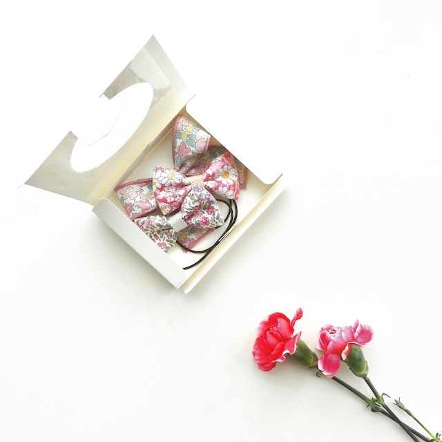 ヘアゴムのプレゼント用の箱