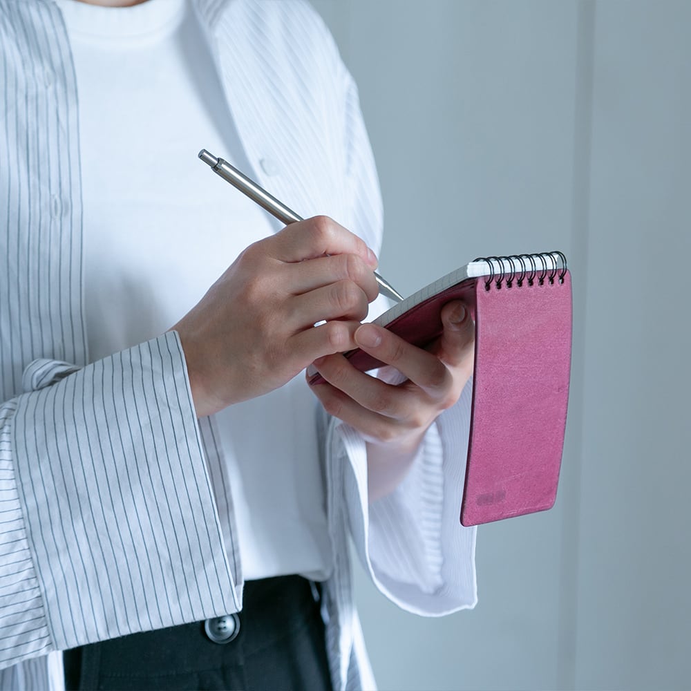 レザーリングノート:メモサイズ | PLANT