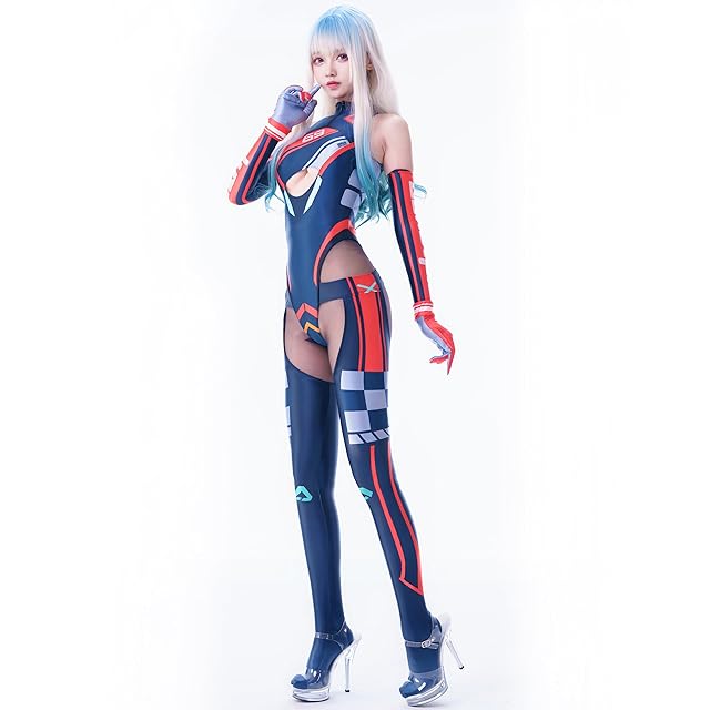 LOST-G] セクシー 光沢 RQ レースクイーン アームカバー 手袋 シンプル