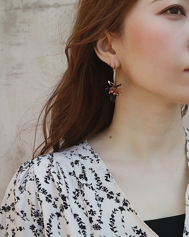 Lamp flower "mini" jet-black