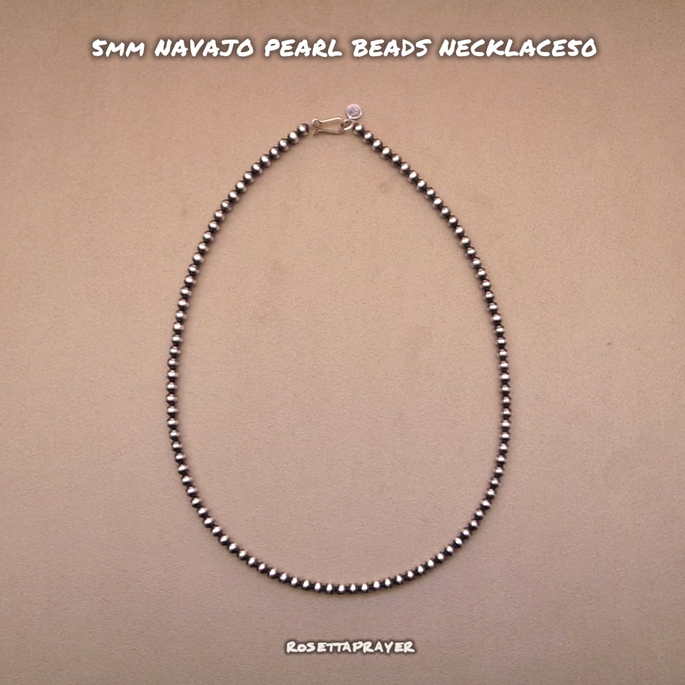 5mm NAVAJO PEARL NECKLACE50 | PAY ID