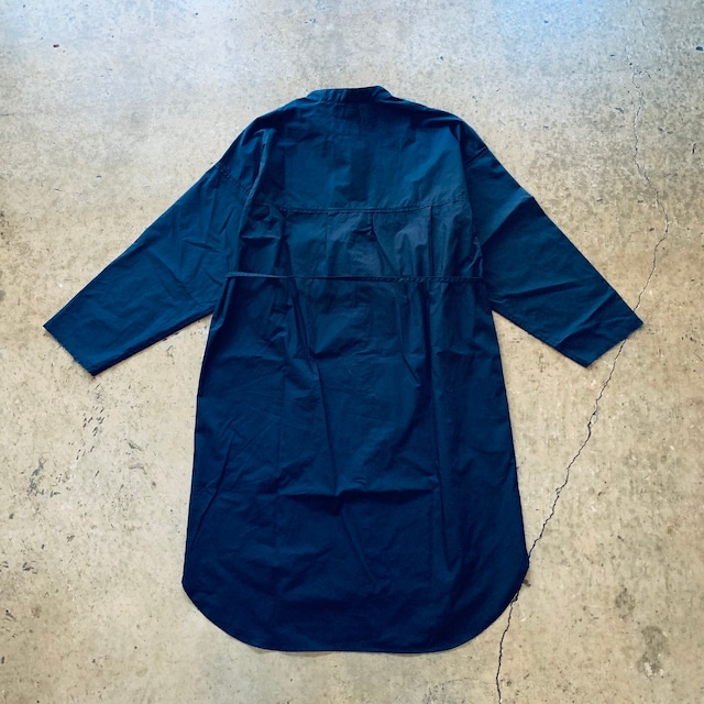 Typewriter Long Shirt  ／Navy