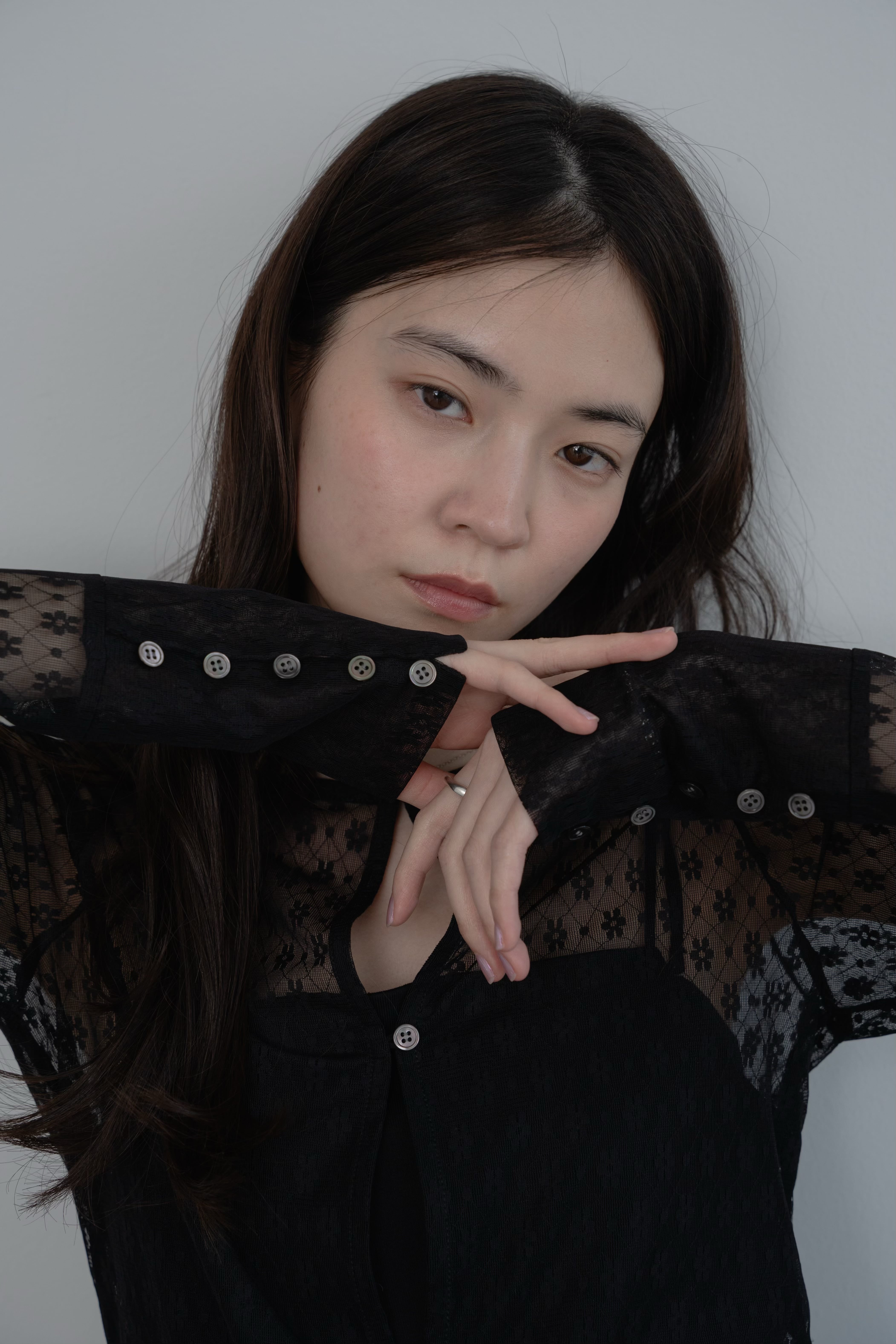 sheer lace shirt | philme