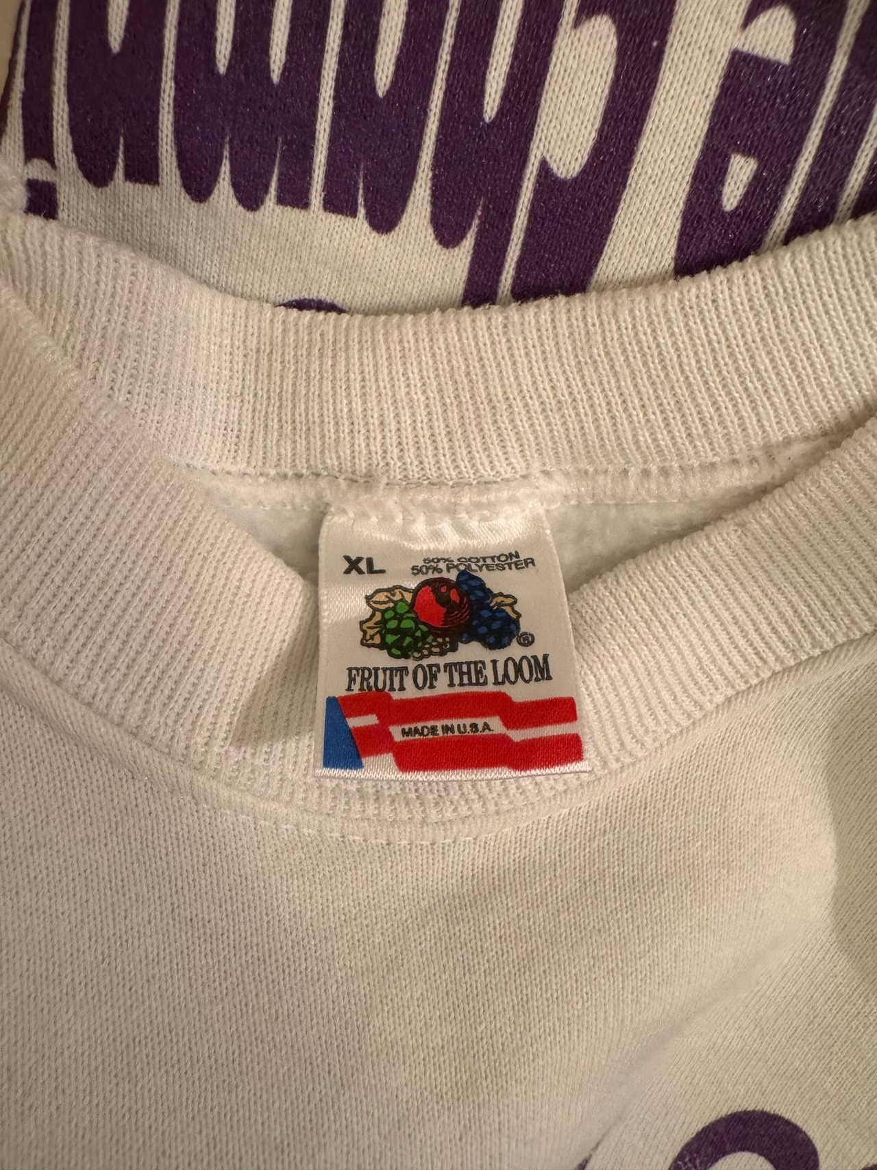 1991年 AMERICAN GIRL LEAGUE CHAMPIONSHIPS USA製 FRUIT OF THE LOOM ラグラン スウェット