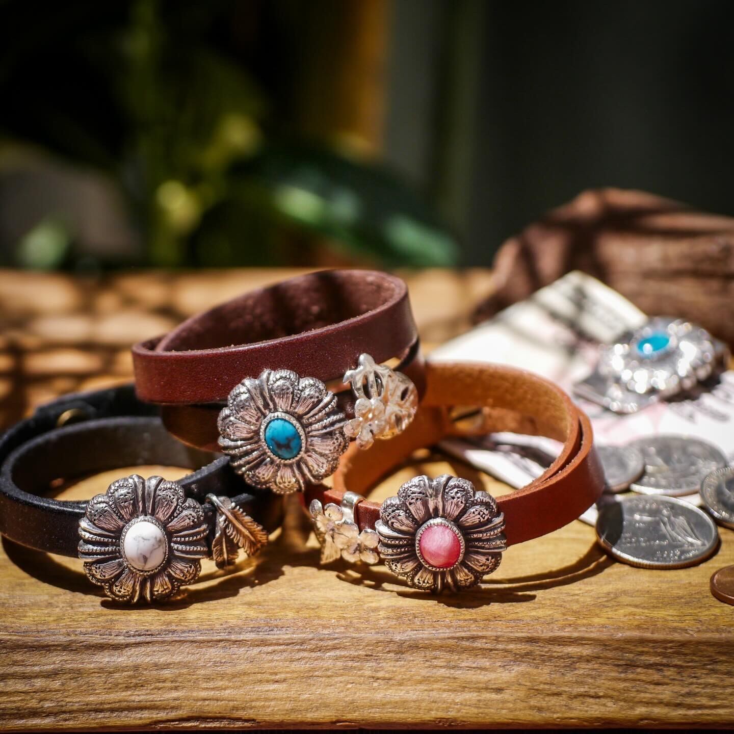 コンチョブレスレット コンチョブレスレット | Ai Kaminaga - New Native Jewelry -