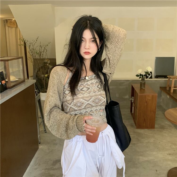 オータムニットカーディガン ストリート 秋物 モンロー31587185630