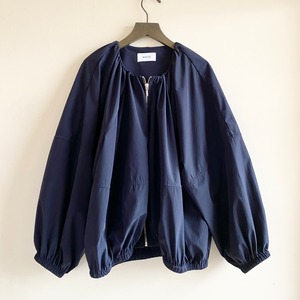 WHYTO No collar gather blouson