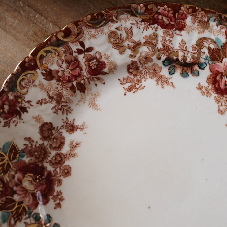 英国アンティーク サミュエルラドフォード イマリフラワー トリオB