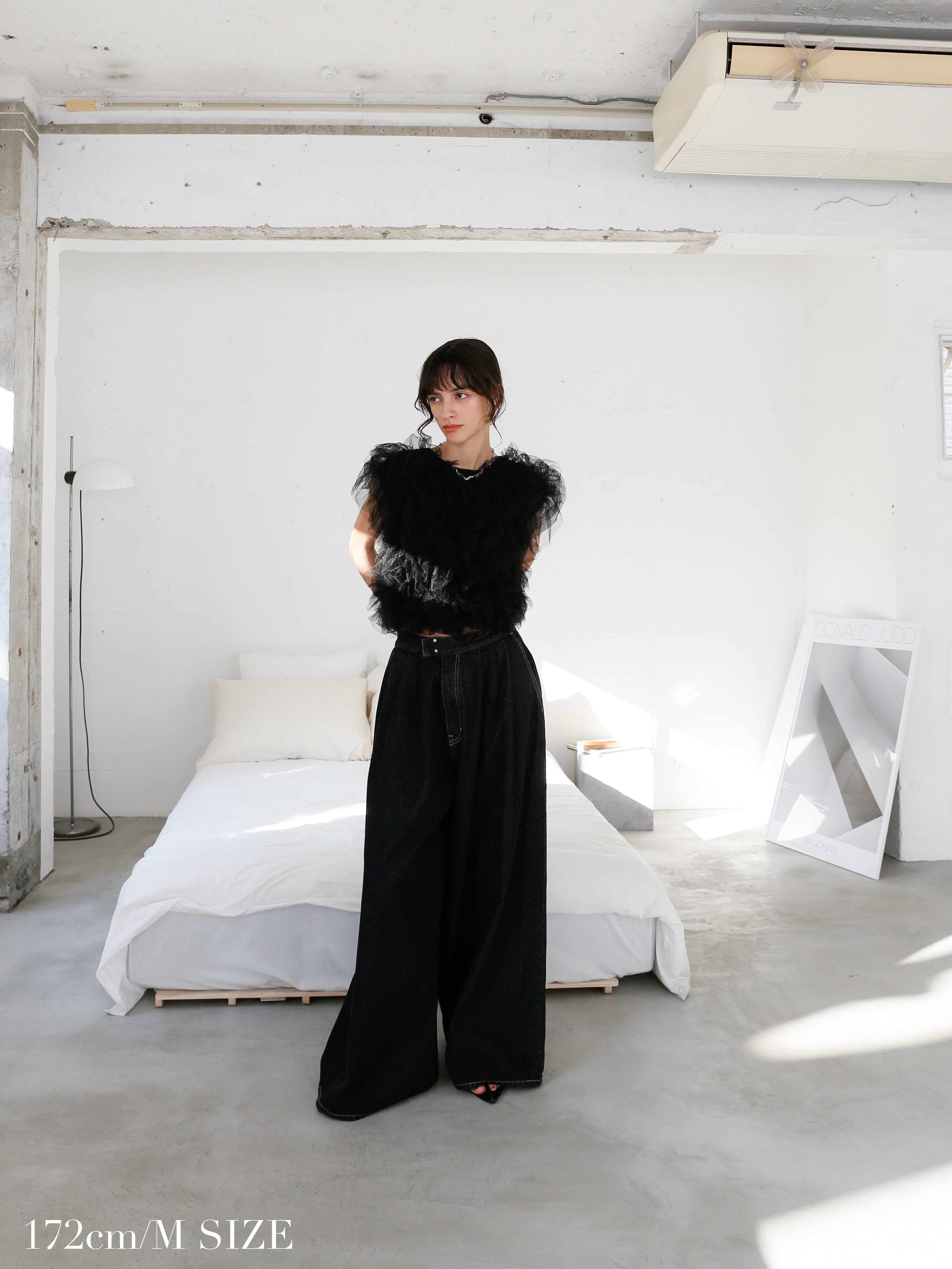 tuck wide denim | Katrin TOKYO tuck wide denim | Katrin TOKYO