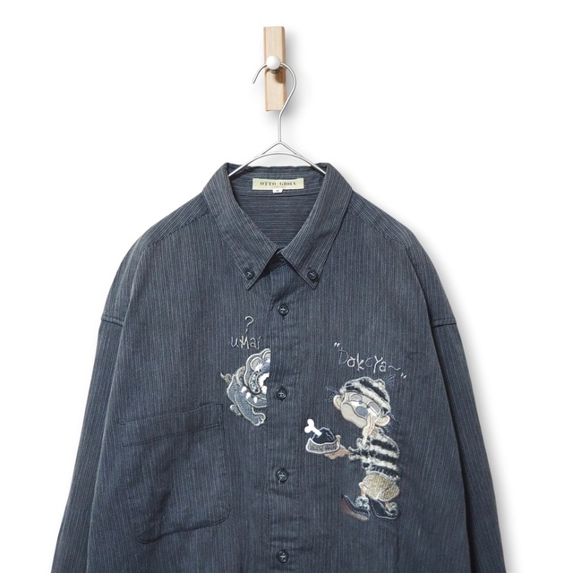 【VINTAGE】長袖デザインシャツ