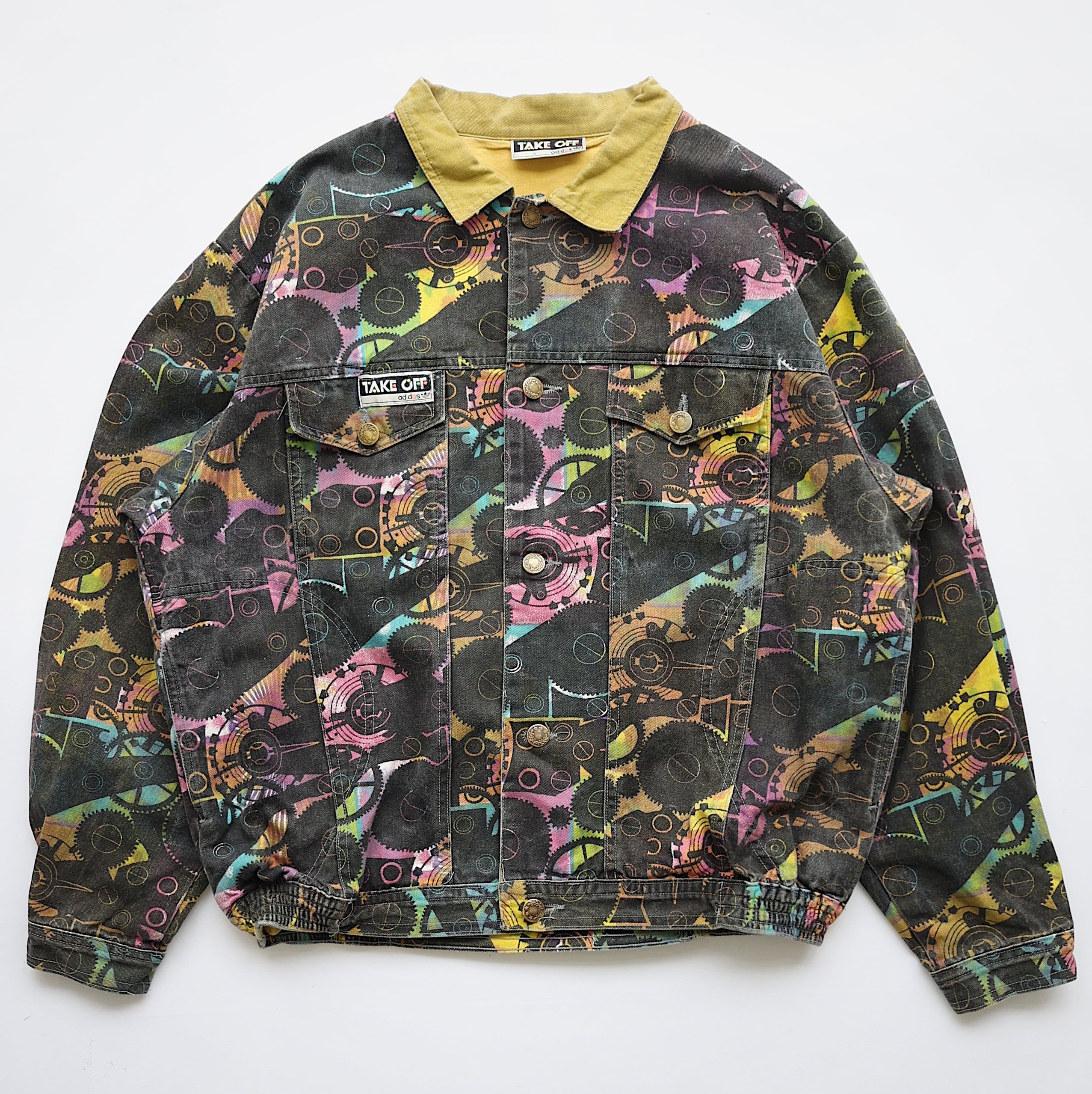 80-90S ADIDAS TAKE OFF COTTON JACKET