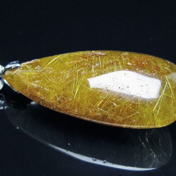 ルチルクォーツ ペンダント 一点物 メール便可 [M便 1/20] 112-13005