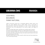 【業務用/1kg】 RWANDA UBUNWA FUNKY NATURAL