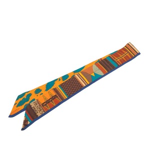 エルメス ツイリー PELAGES ET CAMOUFLAGE 野生とカモフラージュ スカーフ マルチカラー シルク レディース HERMES 【中古】