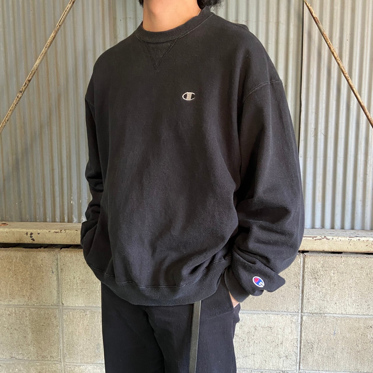 楽天市場】00s Champion ロゴ 刺繍 プレミアム リバースウィーブ 