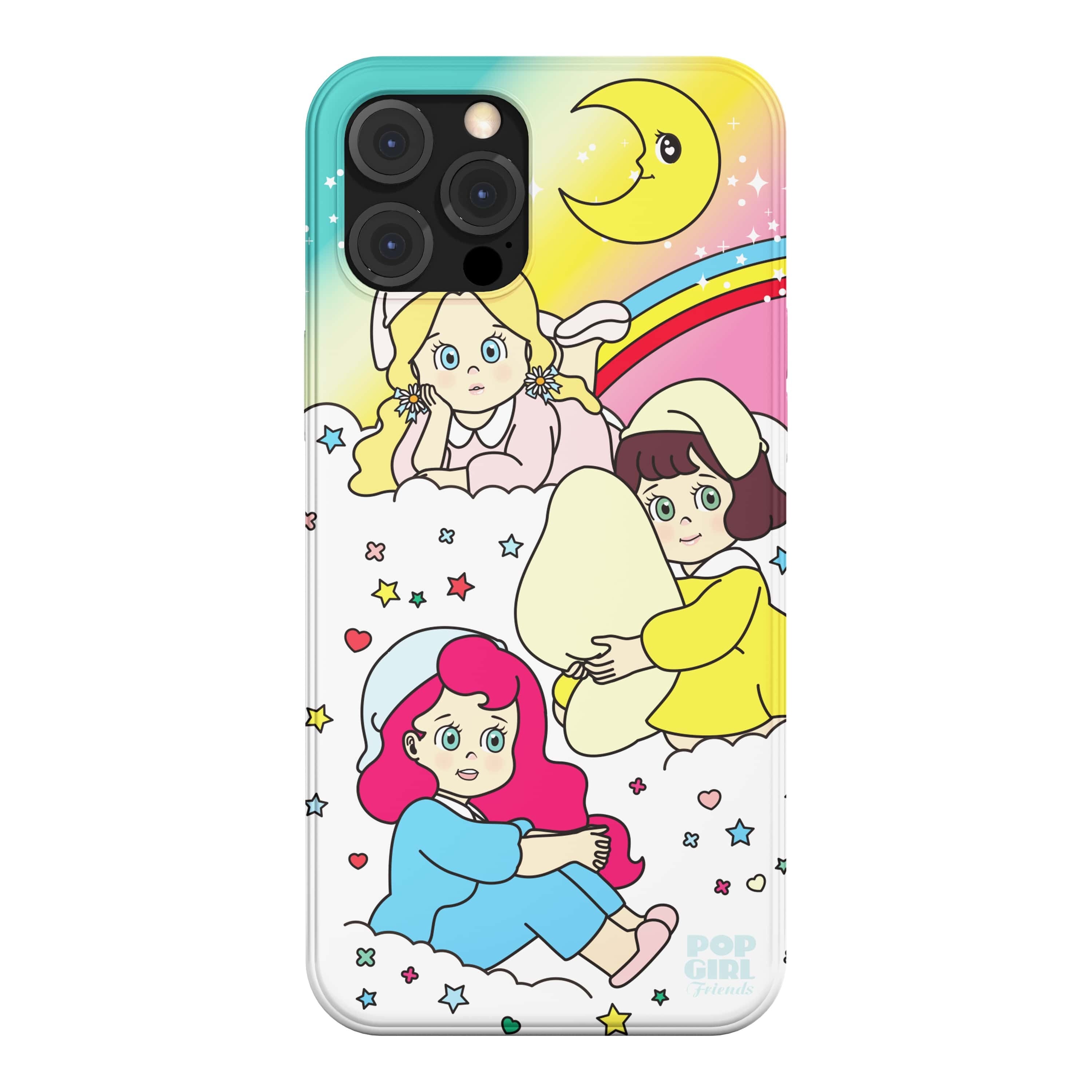 韓国 スマホケース Popgirl Friends かわいい イラスト キャラクター デザイナーズ Iphone Android対応 携帯カバー 女の子 おやすみ Friends 韓国スマホケース専門店 Korean Case