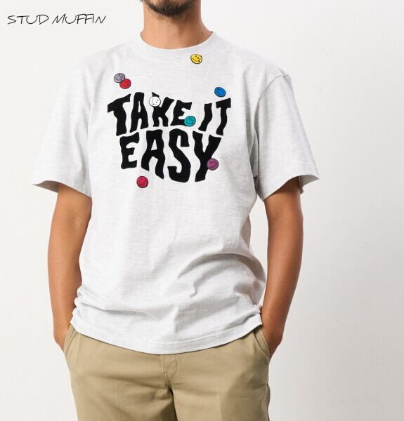STUD MUFFIN スタッドマフィン Tシャツ 半袖 コットン天竺 TAKE IT 