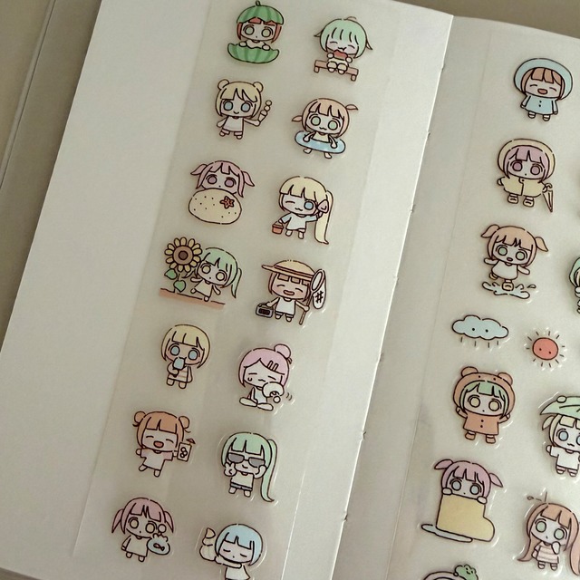 nyung nyung shop〔sticker 2種類set〕