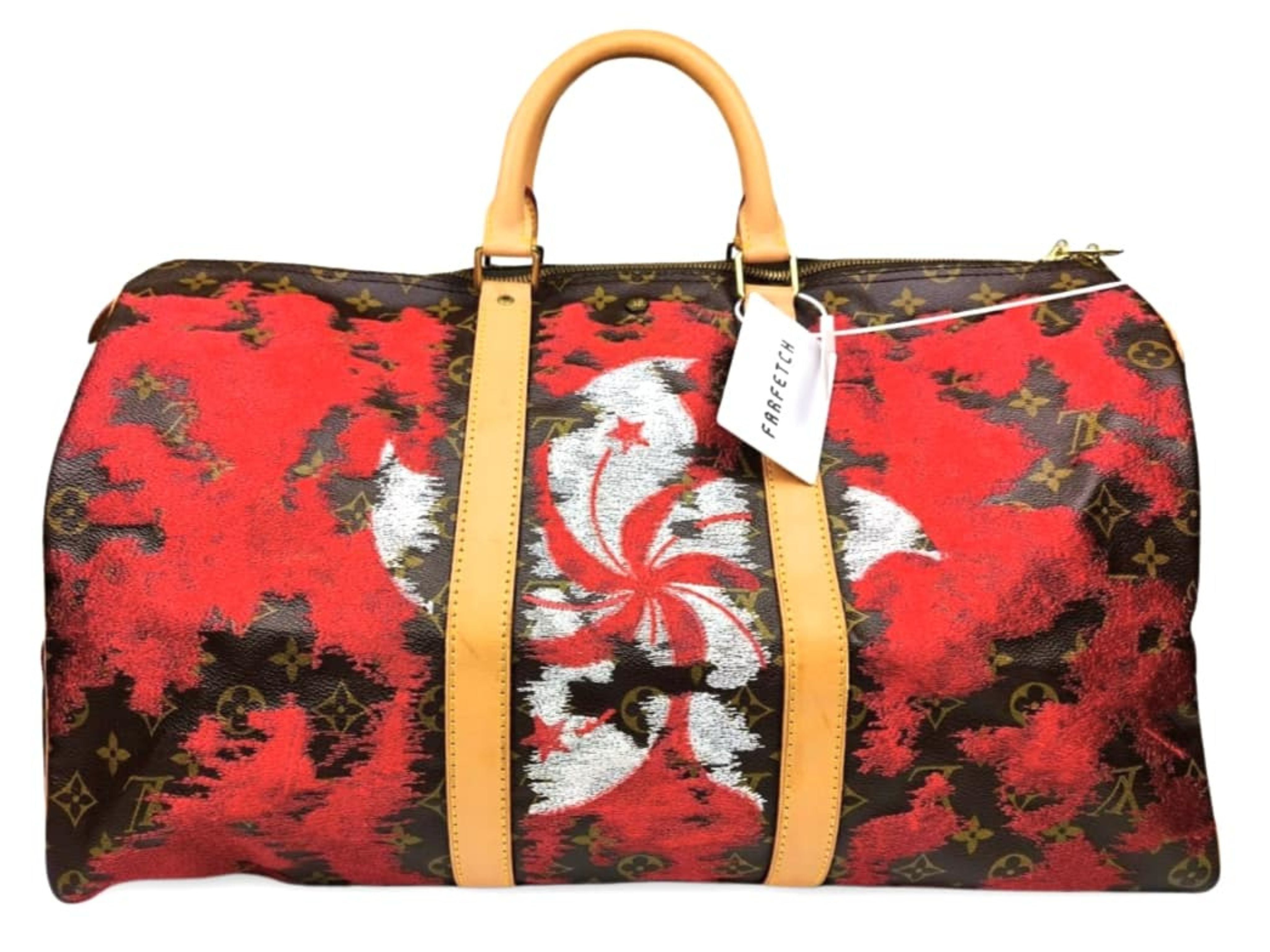 美品】LOUIS VUITTON赤いジャケット スワロフスキー風装飾 定価115万円