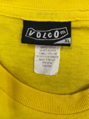 【VOLCOM】ボルコム グラフィックTシャツ イエロー XL