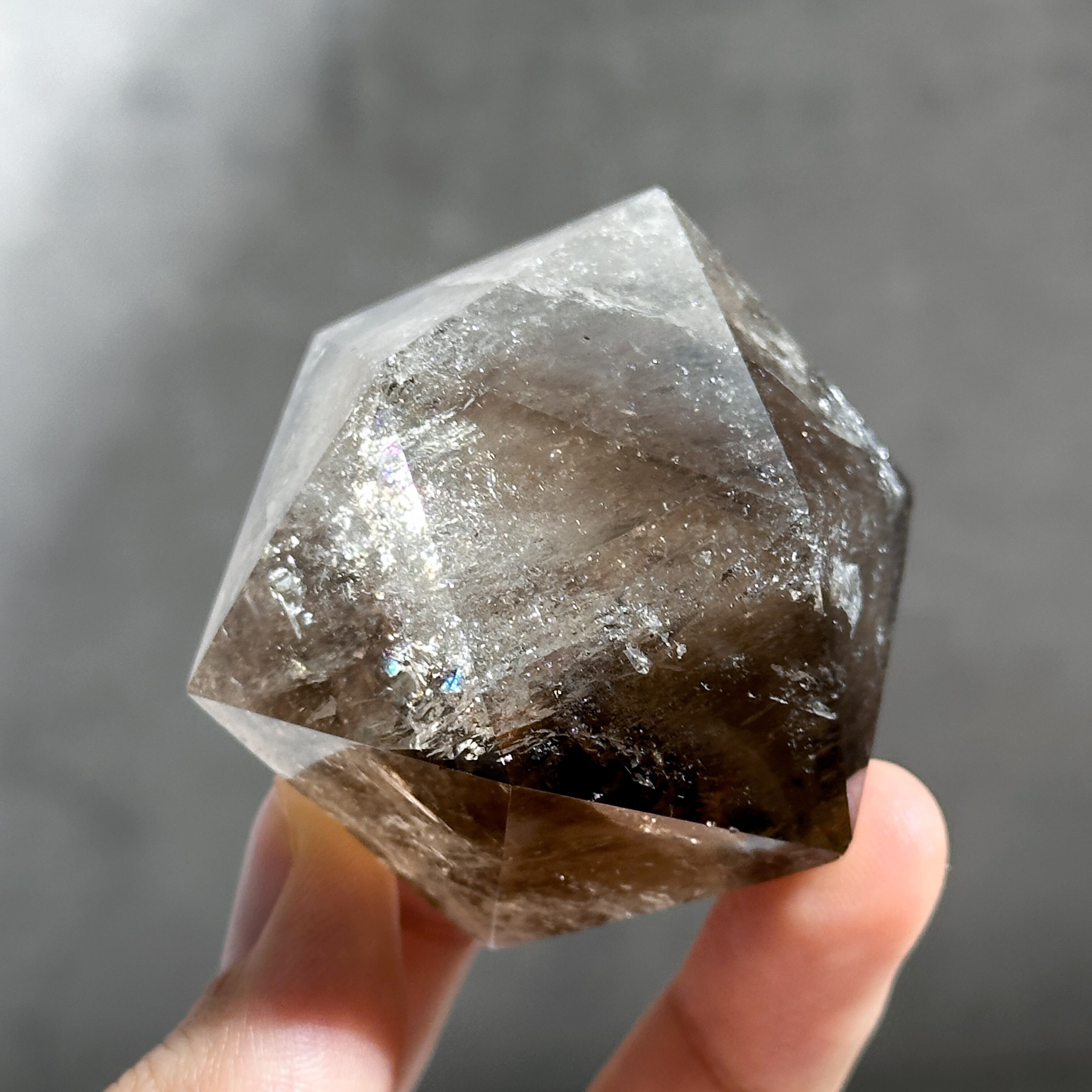 ミナスジェライス産スモーキークォーツ 正二十面体34◇ Smoky Quartz