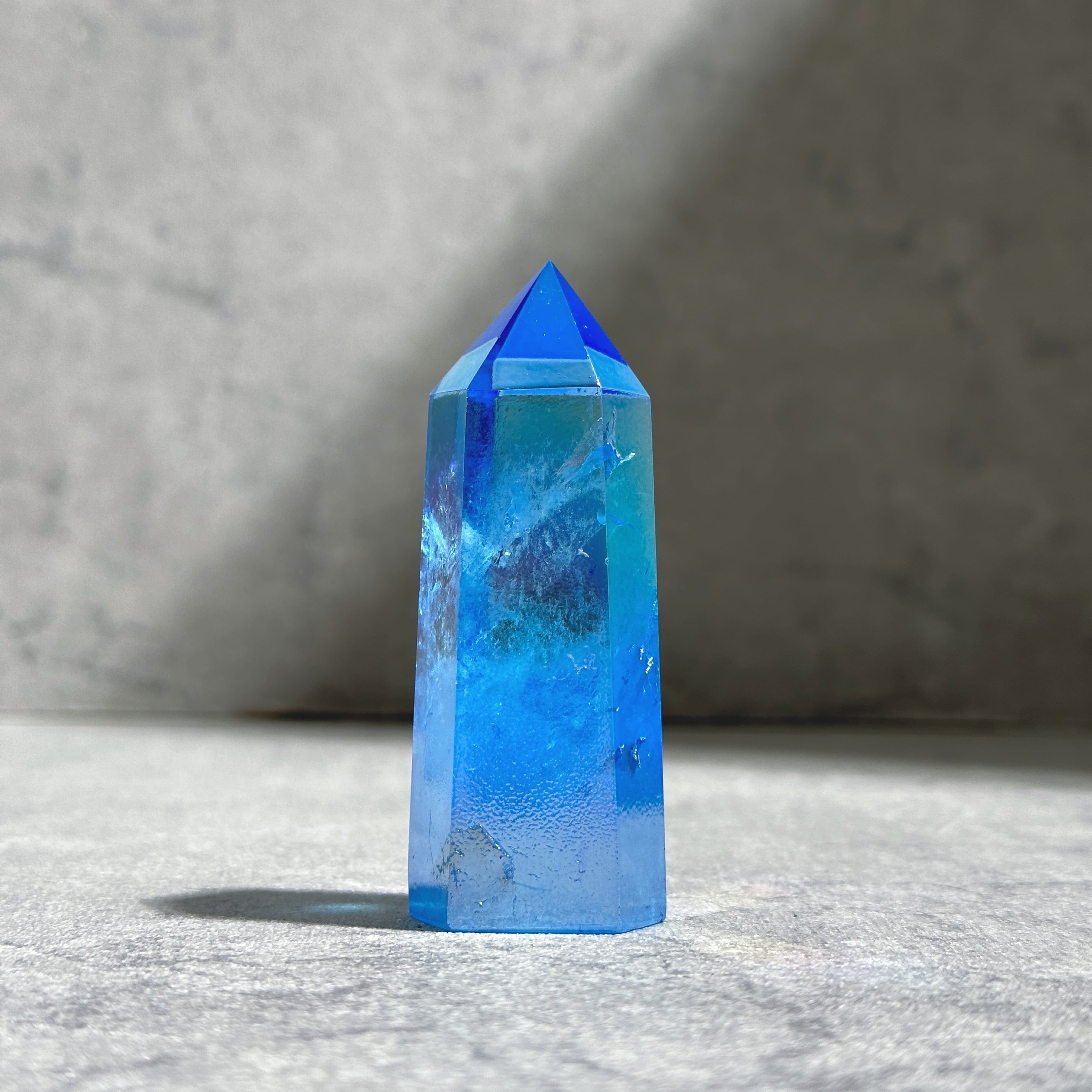 透明感◎ブルーオーラクォーツ タワー01✧ Blue Aura Quartz ✧天然石