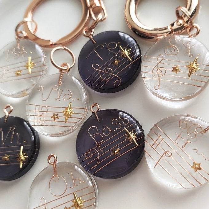 パート譜チャーム】楽器名 / お名前 | Trumpet Chie Official Site