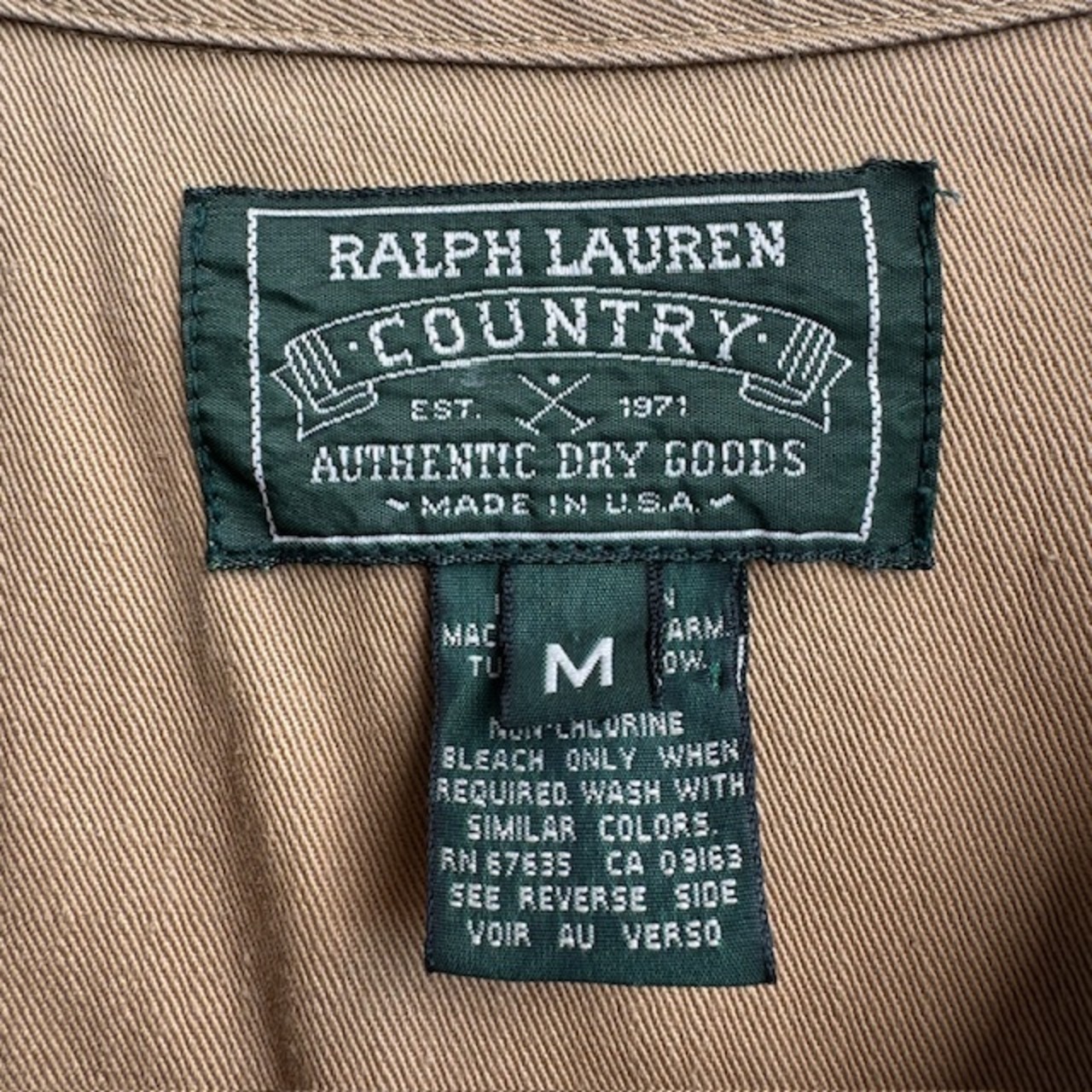Ralph Lauren Country サファリベスト 80s 画像6